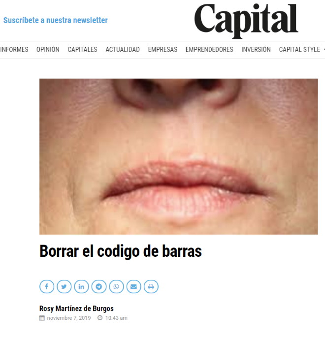 Entrevista en la revista Capital a la Dra. Marta Vilavella