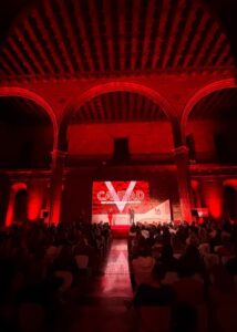 Imagen del interior de la Llotja de Mar
